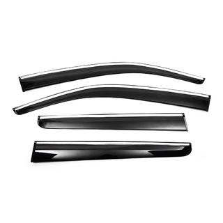 Windabweiser mit Chromleisten (4 Stk., Sunplex Chrome) Volkswagen Amarok 2010-2022 Foto 1