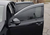 Volkswagen Golf 5 2003-2009 Windabweiser mit Chromleisten (4 Stk., Sunplex Chrome) Foto 13