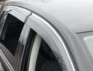 Volkswagen Golf 6 2008-2014 Windabweiser mit Chromleiste HB (4 Stk., Sunplex Chrome) Foto 7
