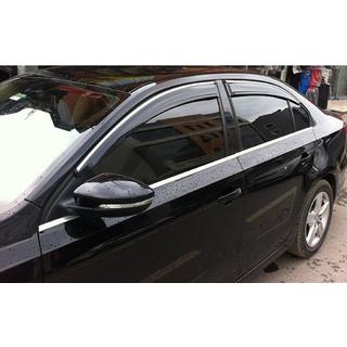 Windabweiser mit Chromleisten (4 Stk., Sunplex Chrome) Volkswagen Jetta 2011-2018 Foto 2