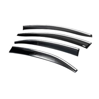Windabweiser mit Chromleisten (4 Stk., Sunplex Chrome) Volkswagen Jetta 2011-2018 Foto 4