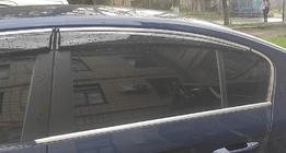Volkswagen Passat B7 2012-2015 Windabweiser mit Chromleisten SD (4Stk, EU, Sunplex Chrome) Foto 3