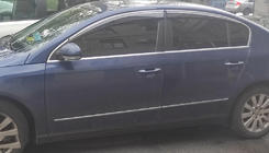 Volkswagen Passat B7 2012-2015 Windabweiser mit Chromleisten SD (4Stk, EU, Sunplex Chrome) Foto 5