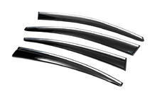 Volkswagen Passat B7 2012-2015 Windabweiser mit Chromleisten SD (4Stk, EU, Sunplex Chrome) Foto 7