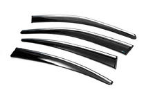 Volkswagen Passat B8 2015-2023 Windabweiser mit Chromleiste SD (4 Stk., Sunplex Chrome) Foto 6