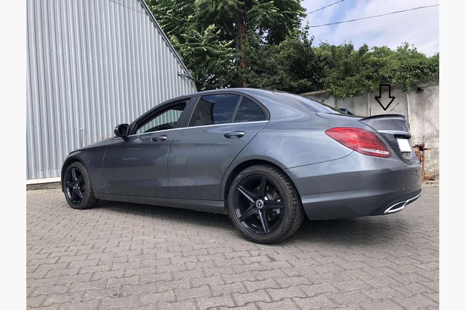 Mercedes C-class W205 2014-2021 Heckspoiler LIP (Sunplex, schwarz) (125,9cm *6cm) Foto 3