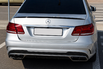 Mercedes E-class W212 2009-2016 Heckspoiler Lippe (Sunplex, Schwarz) (130,5cm x 5,8cm) Foto 1
