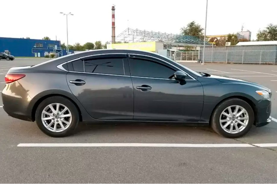 Mazda 6 2012-2024 Windabweiser mit Chromleiste SD (4 Stk, HIC) Image