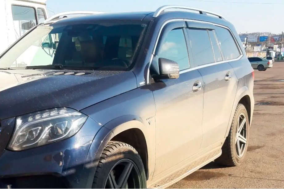 Mercedes GLE W167 2018- Windabweiser mit Chromleiste (4 Stk, HIC) Foto 1