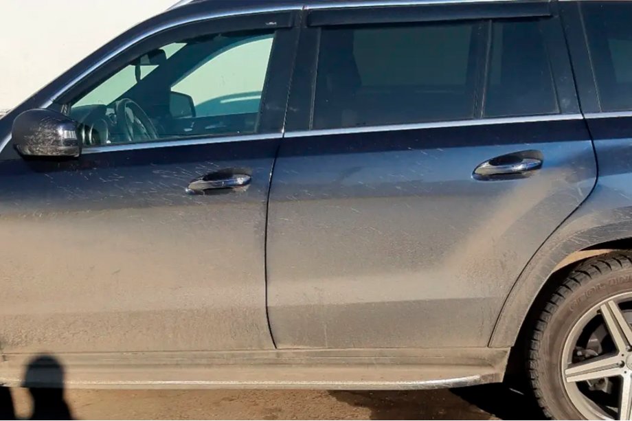 Mercedes GLE W167 2018- Windabweiser mit Chromleiste (4 Stk, HIC) Foto 4