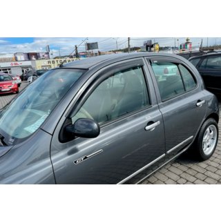 Windabweiser (4 Stk, HIC) Nissan Micra K12 2003-2010 Foto 1