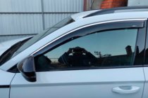 Skoda Karoq 2018- Windabweiser mit Chromleiste (4 Stk, HIC) Foto 4