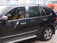 BMW X5 E70 2007-2013 Fensterrahmen Blenden Edelstahl Foto 1