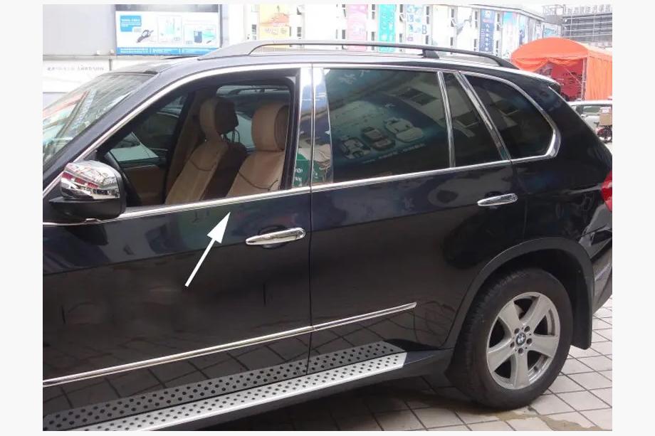 BMW X5 E70 2007-2013 Fensterrahmen Blenden Edelstahl Image