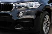 BMW X6 F16 2014-2019 Chrom Blenden für Nebelscheinwerfer (2 Stk) Foto 2