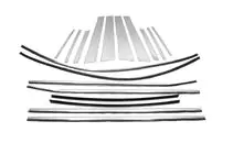 BMW X6 F16 2014-2019 Fensterzierleisten Set (18 Stk) Foto 2