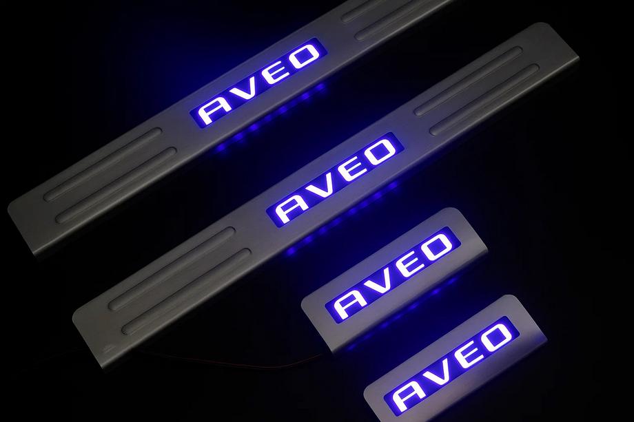 Chevrolet Aveo T300 2011-2020 Einstiegsleisten Libao (4 Stk., Edelstahl) Image