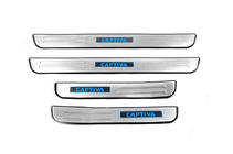 Chevrolet Captiva 2006-2019 Einstiegsleisten Libao LED (2006-2011, 4 Stk, Edelstahl) Foto 2