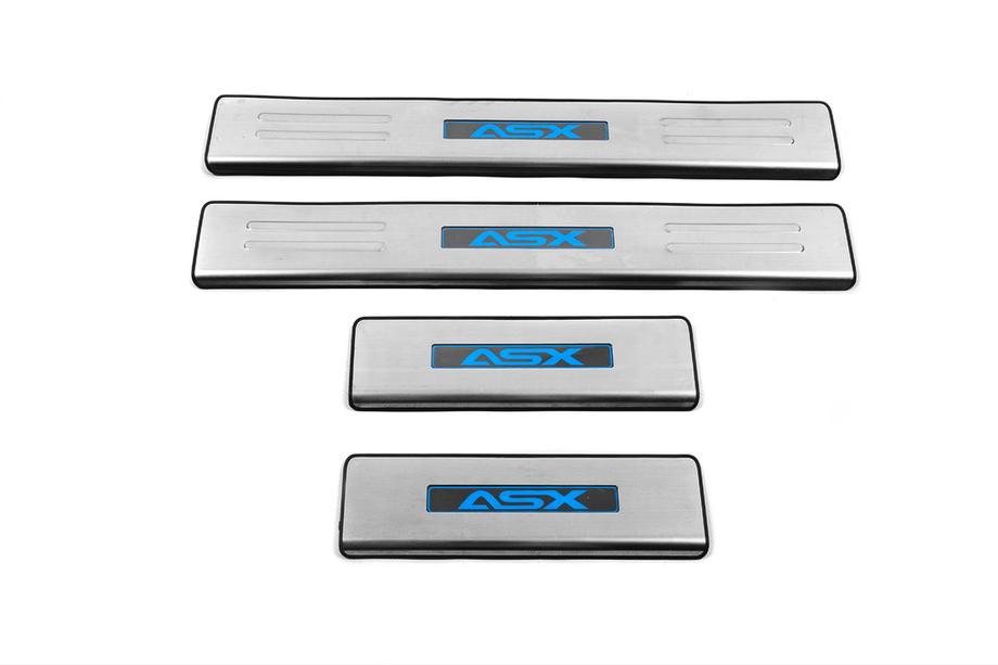 Mitsubishi ASX 2010-2023 Einstiegsleisten Libao LED (4 Stk, Edelstahl) Image