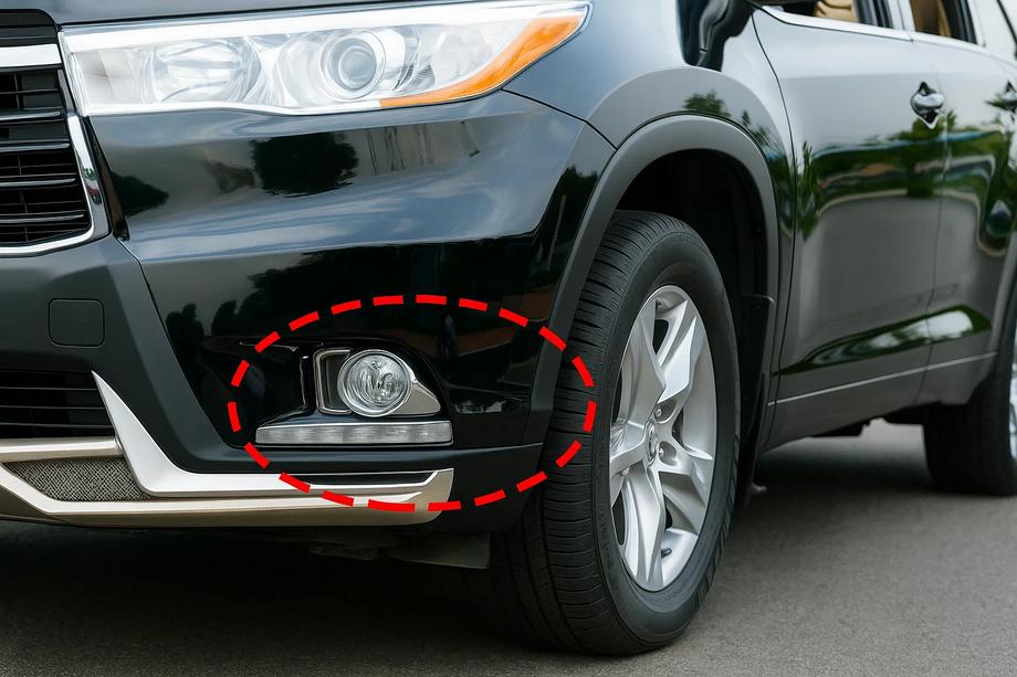 Toyota Highlander 2013-2019 Nebelscheinwerfer Abdeckungen Libao (2013-2016 ABS) Image