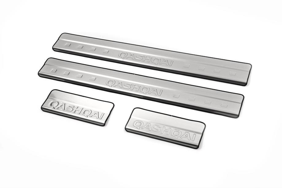 Nissan Qashqai 2014-2021 Einstiegsleisten Libao (4 Stk, Edelstahl) Image