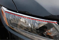 Nissan X-trail T32/Rogue 2014-2021 Scheinwerfer Blenden Libao 2014-2016 (2 Stk, Kunststoff) Foto 1