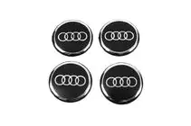 Audi Aufkleber für Felgendeckel 54mm (4 Stk) Foto 1