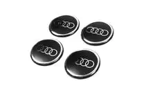 Audi Aufkleber für Felgendeckel 54mm (4 Stk) Foto 2