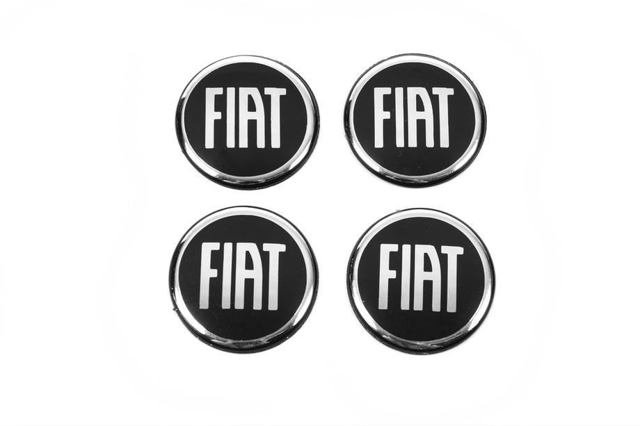 Fiat Aufkleber für Felgendeckel 54mm (4 Stk) Image