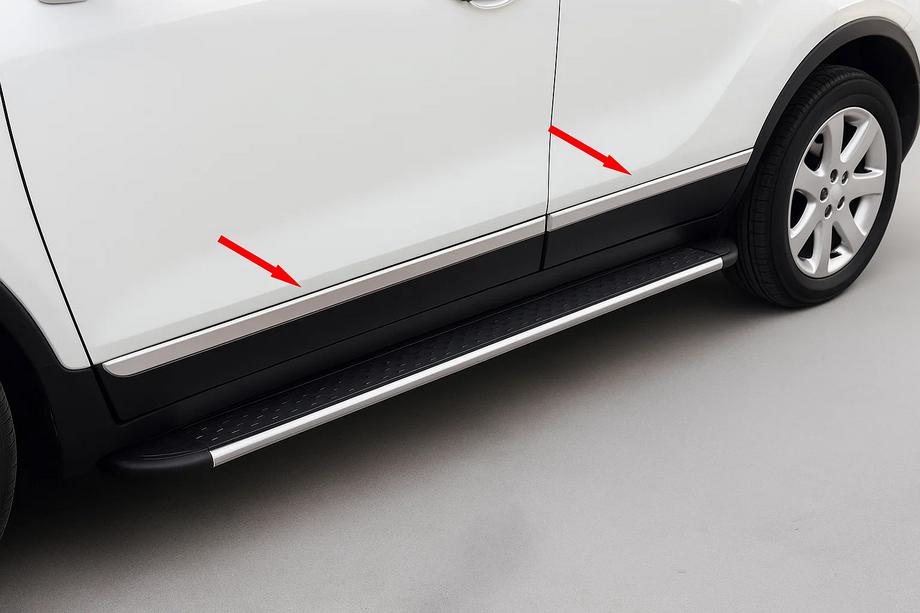 Opel Mokka 2012-2021 Türleisten Libao (4 Stk, Kunststoff) Image