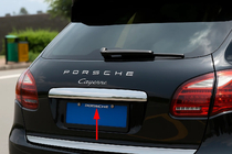 Porsche Cayenne 2010-2017 Chromleiste über dem Kennzeichen Libao (Edelstahl) Foto 1