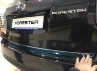 Subaru Forester 2013-2018 Kofferraumleiste Libao Edelstahl Foto 2
