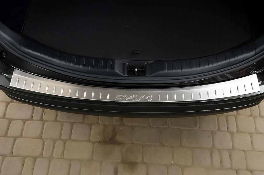 Toyota Rav 4 2013-2018 Heckstoßstangenabdeckung Libao (2013-2016, Edelstahl) Image
