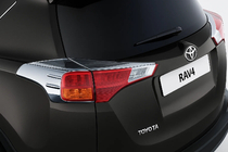 Toyota Rav 4 2013-2018 Chrom Rückleuchten Abdeckungen Libao V1 2013-2016 (2 Stk, Kunststoff) Foto 1