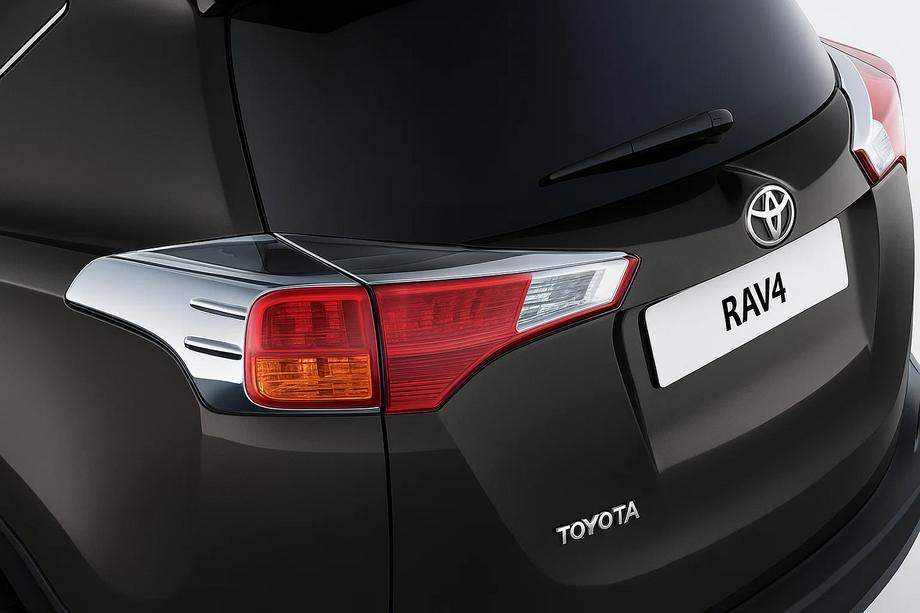 Toyota Rav 4 2013-2018 Chrom Rückleuchten Abdeckungen Libao V1 2013-2016 (2 Stk, Kunststoff) Image