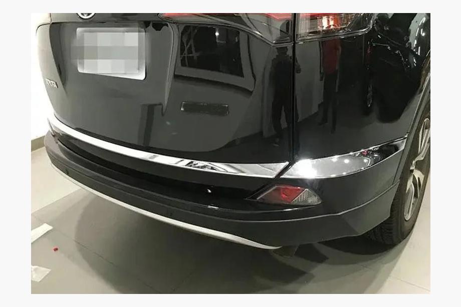 Toyota Rav 4 2013-2018 Chrom Heckstoßstangen- und Kofferraumleisten Libao 2016-2018 (3 Stk, Edelstahl) Foto 1
