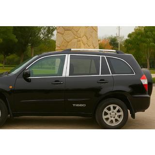 Komplett Fensterrahmen Abdeckung 2010-2014 (4 Stk, Libao) Chery Tiggo 1 2005-2016 Foto 1