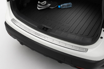 Nissan Qashqai 2014-2021 Heckstoßstangenabdeckung Libao (2014-2017, Edelstahl) Foto 1