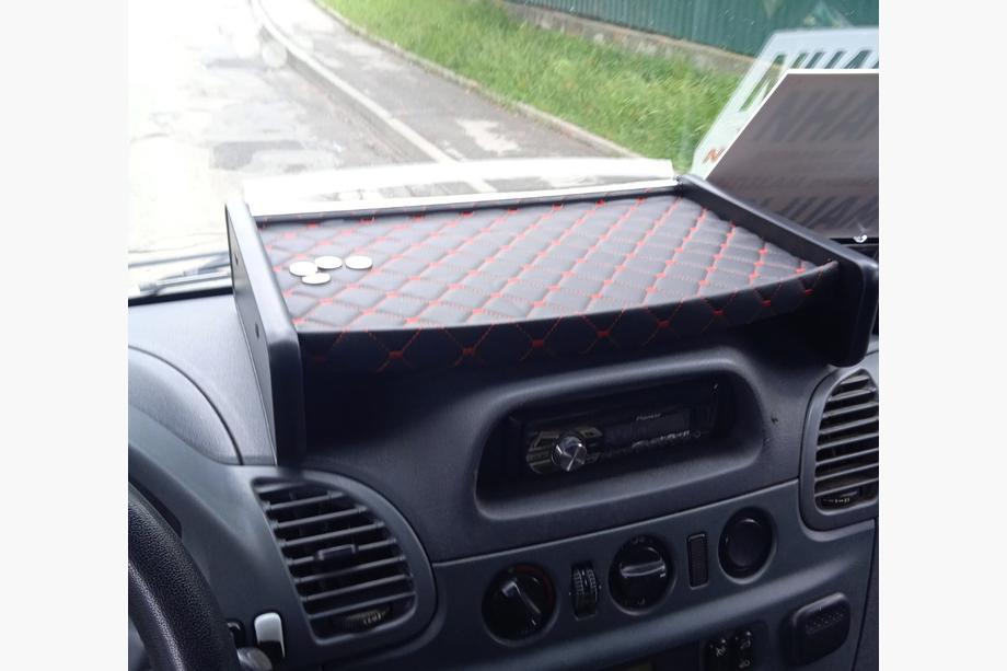 Mercedes Sprinter W901/902/903/904/905 1995–2006 Armaturenbrett Ablage (2000-2006, Schwarz mit roter Naht) CDI Image