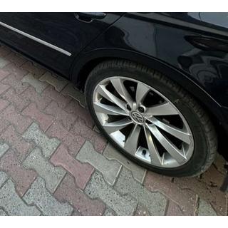 Kotflügelverbreiterungen 2008-2012 (4 Stk, schwarz, ABS-Kunststoff) Volkswagen Passat СС 2008-2017 Foto 2