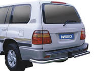 Toyota Land Cruiser 100 1998-2007 Hintere Eckschutzrohre Winbo (2 Stk, Edelstahl) Foto 4