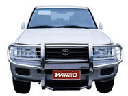 Toyota Land Cruiser 100 1998-2007 Frontbügel mit Schutz WINBO (Edelstahl) Foto 4