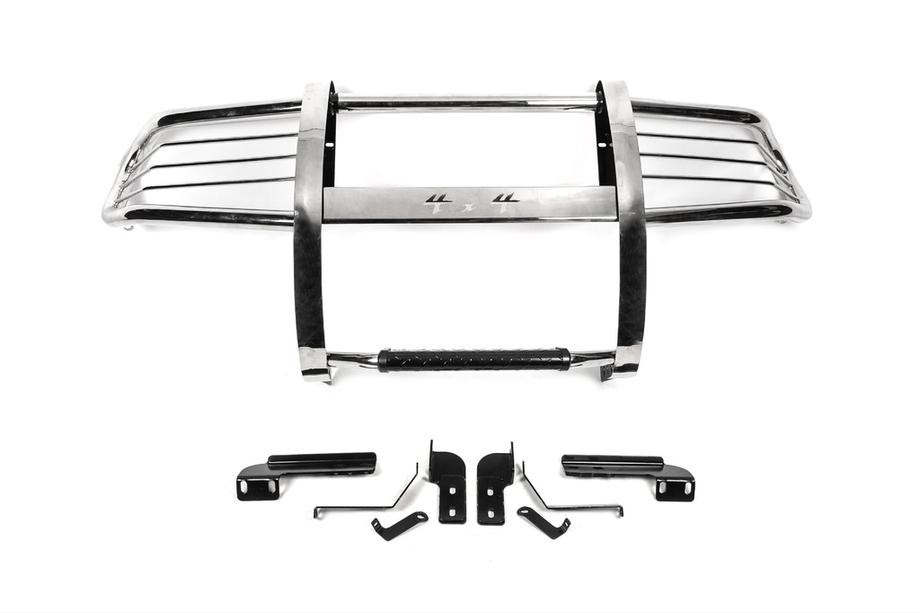Toyota Land Cruiser 100 1998-2007 Frontbügel mit Schutz WINBO (Edelstahl) Image
