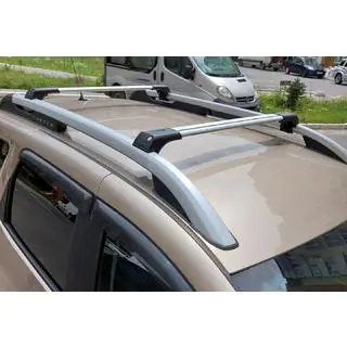 Dachträger für Reling abschließbar Skybar V1 (2014-2018, 2 Stk) Foto 1