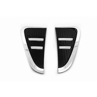 Chrom Kiemenabdeckungen mit Schwarz (2 Stk) BMW X5 F15 2013-2018 Foto 1