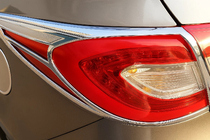 Hyundai IX-35 2010-2015 Chrom Blenden für Rückleuchten 2013-2015 (ABS) Foto 1