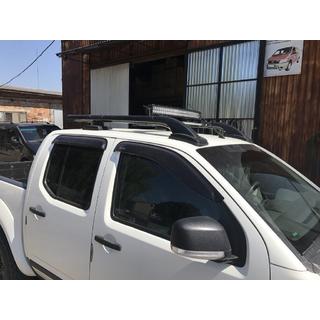 Dachreling mit Querträgern (2 Stk, schwarz) Toyota Hilux 2006-2015 Foto 4