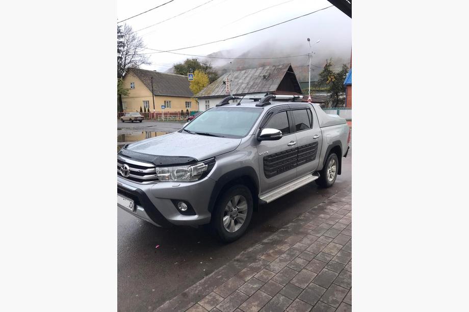 Toyota Hilux 2015- Dachreling mit Querträgern (2 Stk, Chrom) Image
