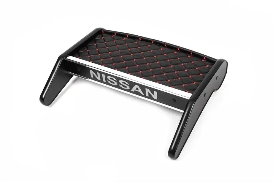 Nissan Primastar 2002-2014 Armaturenbrett Ablage (2010-2014, Schwarz mit roter Naht) Image