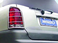 SsangYong Rexton I 2001-2017 Rückleuchten Schutz 2006-2012 Edelstahl Foto 4